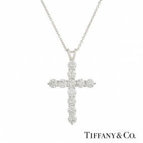 Tiffany & Co. Diamond Cross Pendant 1.65ct